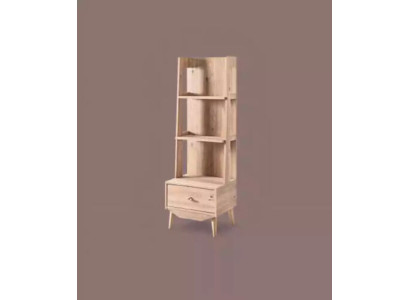 Étagère Armoire Bibliothèque Armoires Meuble polyvalent Marron 54x45x161